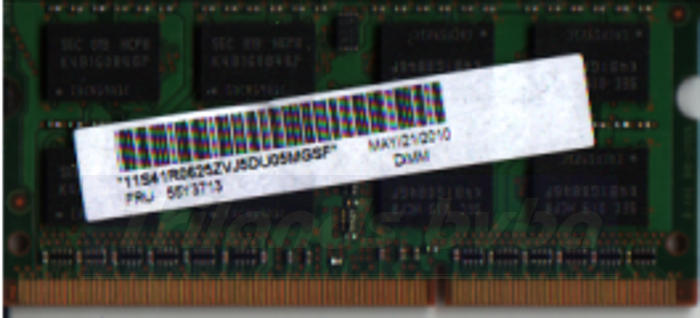 2GB Lenovo T400//T500//R400//R500//W500//W700 DDR3 Memory